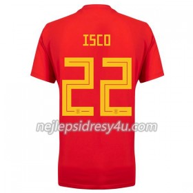 Fotbalový Dres Španělsko Isco 22 Dámské Domácí MS 2018